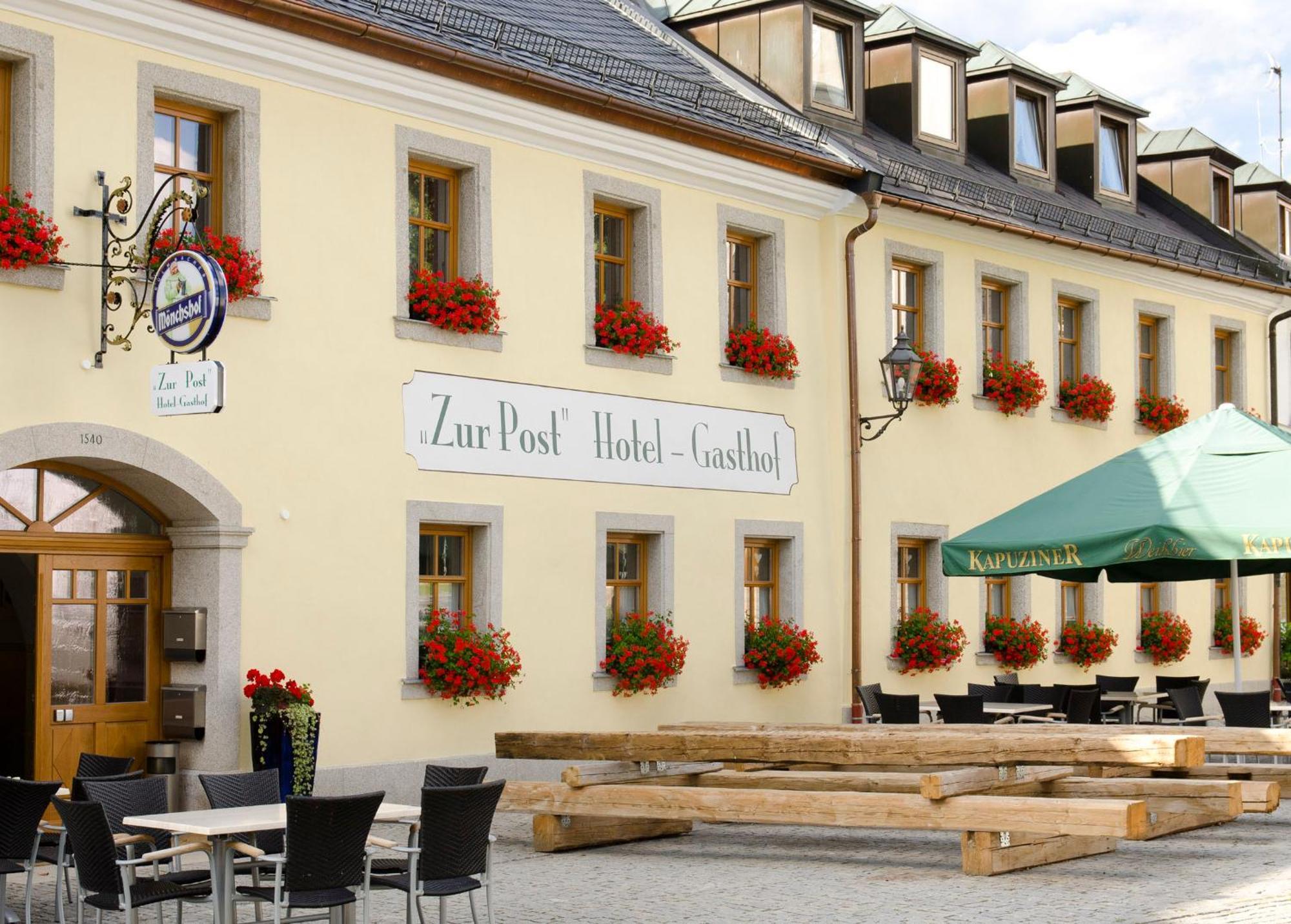 Hotel Gasthof Zur Post Barnau Bagian luar foto